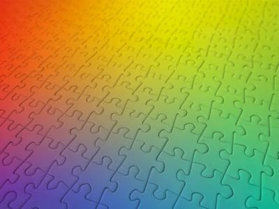 Colorful Rainbow Gradient Puzzel 1000 Stukjes Colorful Rainbow Gradient Puzzel 1000 Stukjes
