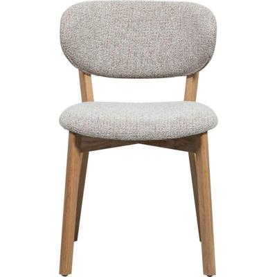 WOOOD Eetkamerstoel 'Udar' Geweven stof, kleur Naturel