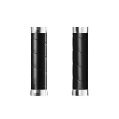 BROOKS Slender leather grips (130+130mm) - black