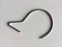 Draadhaak voor confectiebuis 30mm 100 st - thumbnail