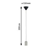 Paulmann Jano 50388 Hanglamp LED E27 Grijs, Zwart - thumbnail