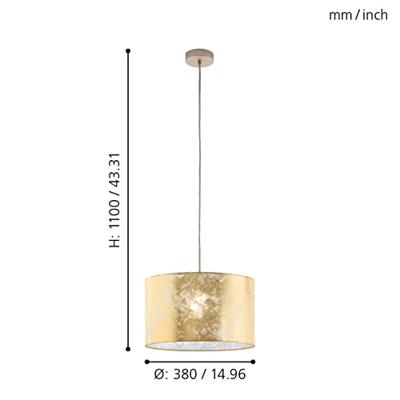 Eglo HanglampViserbella Ø 38cm - 97643