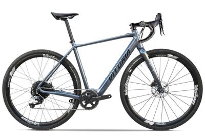 Vitoria e-Nyx Hybrid Gravel Elektrische Fiets - APEX - Grijs Vitoria e-Nyx Hybrid Gravel Elektrische Fiets - APEX - Grijs