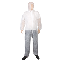 Comfort Overall | met capuchon | L | PP | wit | 50 stuks - thumbnail