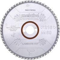 Metabo LAMINATE CUT PROFESSIONAL 628442000 Cirkelzaagblad 216 x 30 x 1.8 mm Aantal tanden: 60 1 stuk(s) - thumbnail