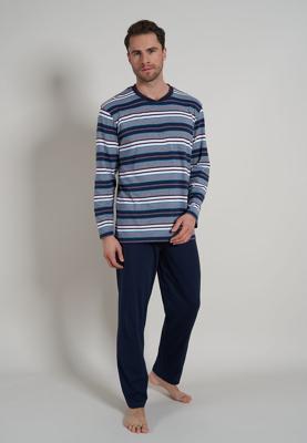 Gotzburg herenpyjama klima blauw