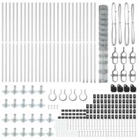 Weidehekwerk Zilver 50 x 1.5 m Gegalvaniseerd staal - thumbnail