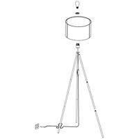 Eglo Tripod vloerlampArnhem - 43556 - thumbnail