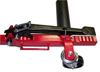 Berger & Schröter Rangier und Radmontagehilfe mechanisch Verrijdbare autokrik 0.567 t Werkhoogte: 33 - 65 cm - thumbnail