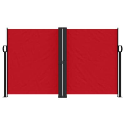 VidaXL Windscherm uittrekbaar 140x1000 cm rood