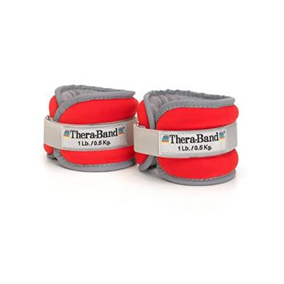Theraband enkel & pols gewichtsmanchetten - rood