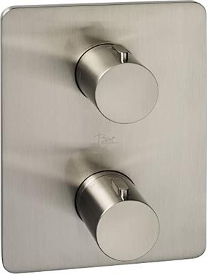 Ben Lavion 250 inbouw regendoucheset met plafondaansluiting Ø25cm RVS-look