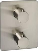 Ben Lavion 250 inbouw regendoucheset met plafondaansluiting Ø25cm RVS-look - thumbnail