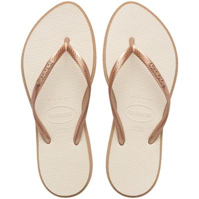 Havaianas Slim point rose gold beige Rose maat 3738