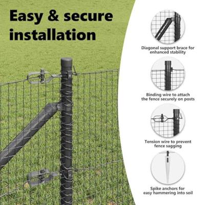 VidaXL Afrasteringspaal grijs 25 x 0,6 m (19 x 19 mm gaas) VidaXL Afrasteringspaal grijs 25 x 0,6 m (19 x 19 mm gaas)