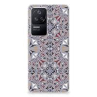 Xiaomi Poco F4 | TPU | Siliconen hoesje | Flower Tiles - thumbnail