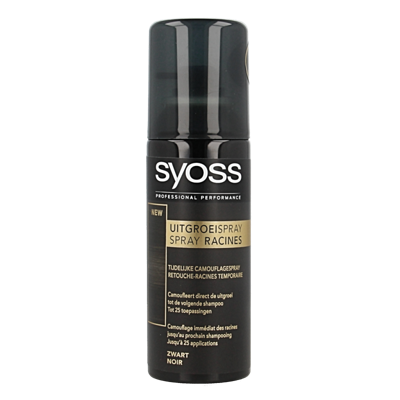 Syoss Uitgroeispray zwart 120 Milliliter Syoss Uitgroeispray zwart 120 Milliliter