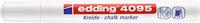 Edding krijtmarker e-4095 wit, etui van 5 stuks - thumbnail