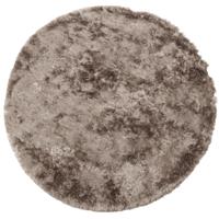 WOOOD Rond Vloerkleed 'Praline' Ø200cm, kleur Nougat - thumbnail