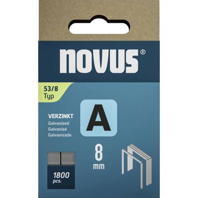 Novus Niet met fijne draad A 53/8mm (1.800 stuks) - 042-0774 Novus Niet met fijne draad A 53/8mm (1.800 stuks) - 042-0774