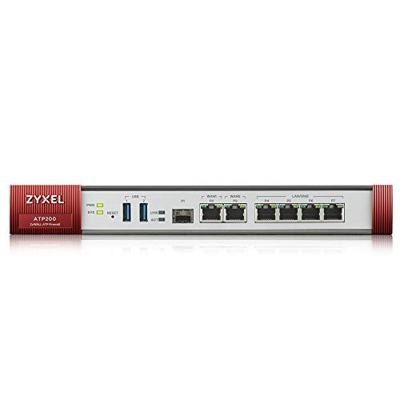 Zyxel ZyWALL 2 Gbps Advanced Threat Protection Firewall, Next generation Firewall in combinatie met 1 jaar beveiligingslicentieservices [ATP200]