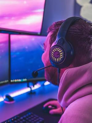 SpeedLink TYRON Over Ear headset Kabel Stereo Zwart, RGB Headset, Volumeregeling, Microfoon uitschakelbaar (mute) Gamen