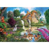 Flora & Fauna Puzzel 4x 500 Stukjes - thumbnail