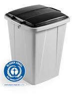 Durable Durabin Eco 90 1800506221 Deksel Kunststof (b x h x d) 507 x 60 x 470 mm Zwart 1 stuk(s) - thumbnail