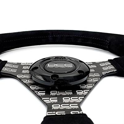 Race stuurwiel OCC Motorsport OCCVOL015 Zwart Leer Ø 35 cm Race stuurwiel OCC Motorsport OCCVOL015 Zwart Leer Ø 35 cm