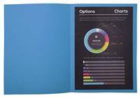 Exacompta Rock&apos;s 80 dossiermap, ft 22 x 31 cm, pak van 100, turkoois - thumbnail