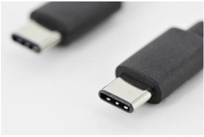 Digitus AK-300138-018-S USB-kabel USB 2.0 USB-C stekker, USB-C stekker 1.80 m Zwart Rond, Stekker past op beide manieren, Afgeschermd (dubbel) Digitus AK-300138-018-S USB-kabel USB 2.0 USB-C stekker, USB-C stekker 1.80 m Zwart Rond, Stekker past op beide manieren, Afgeschermd (dubbel)
