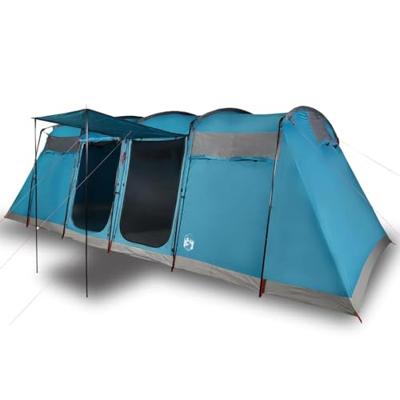VidaXL Tunneltent voor gezin 8-persoons waterdicht blauw