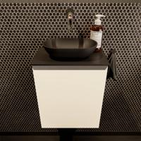 MONDIAZ FOWY toiletmeubel 40cm kleur talc. Waskom positie midden kleur urban | urban. Zonder kraangat - thumbnail
