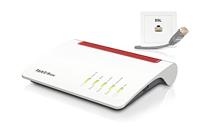 AVM FRITZ!Box 7590 WLAN AC+N router (DSL/VDSL, 1.733 MBit/s (5GHz) & 800 MBit/s (2,4 GHz), tot 300 MBit/s met VDSL-supervectoring 35b, WLAN Mesh, DECT-basis, Media Server, geschikt voor Duitsland) - thumbnail