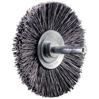 PFERD TOOLS Kegelborstel niet-geklopt KBU Ø 70x10mm schacht-Ø 6 mm SiC-filament-Ø 0,55 mm korrel 120 aan de achterkant borstels KBU 7010/6 SiC 120 0,55 RS - thumbnail