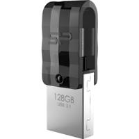 Silicon Power C31 Dual USB Pendrive Mobile 128GB USB-C Black - thumbnail