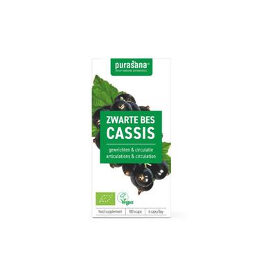 Purasana Biologische Zwarte Bes Capsules Purasana Biologische Zwarte Bes Capsules