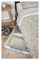 Sunware Q-line rollerbox 60 liter transp/metaal - thumbnail