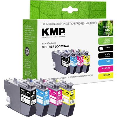 KMP Inktcartridge vervangt Brother LC-3213BK, LC-3213C, LC-3213M, LC-3213Y Compatibel Combipack Kleur B101V 1539,4005 KMP Inktcartridge vervangt Brother LC-3213BK, LC-3213C, LC-3213M, LC-3213Y Compatibel Combipack Kleur B101V 1539,4005
