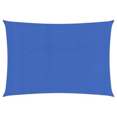 VidaXL Zonnezeil 160 g/m² 2,5x4 m hdpe blauw