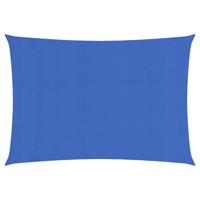 VidaXL Zonnezeil 160 g/m² 2,5x4 m hdpe blauw - thumbnail