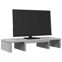 VidaXL Monitorstandaard verstelbaar 60x24x10,5 cm hout grijs sonoma - thumbnail