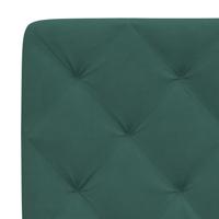 Bedframe zonder matras 140x200 cm fluweel donkergroen - thumbnail
