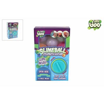 Super Goo mini vending machine met 6 suprises 66gram 13,5x9cm