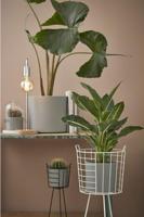 Mica Decorations bloempot Era rond 17,5x14,5cm lichtgrijs - thumbnail