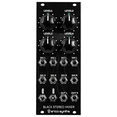 Erica Synths Black Stereo Mixer V3 eurorack module