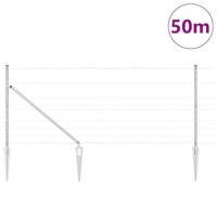 Weidehekwerk Zilver 50 x 1 m Gegalvaniseerd staal - thumbnail