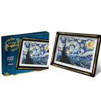 Creatieve vrijetijdsset - LANSAY - Sequins collectie - De sterrennacht - Van Gogh - Vanaf 14 jaar - thumbnail