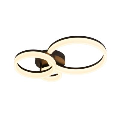 Searchlight PlafondlampTriple zwart - 62793BK