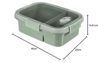 Curver smart to go eco duo lunchbox rechthoekig 0,6 liter + 0,3 liter - thumbnail